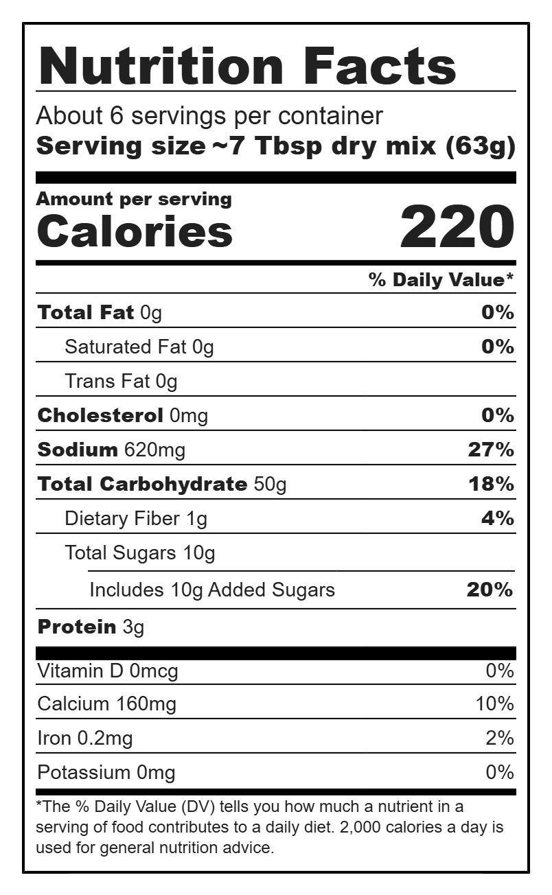 Pancake and Waffle Mix (2.5#)